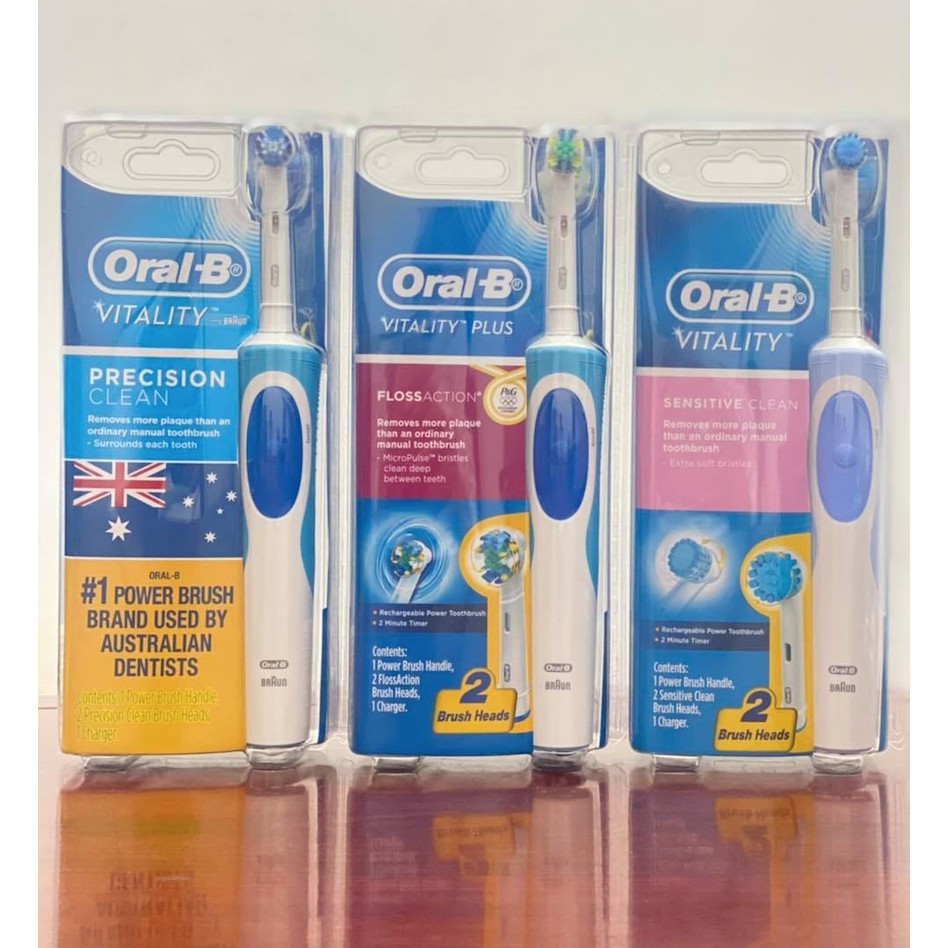 Bàn chải Điện Oral B sạc pin cho người lớn nhập khẩu từ Đức