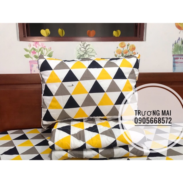 Ga gối 100% coton 4 món