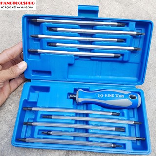 Bộ tua vít hai đầu 11 cái hệ mét Kingtony 32518MR
