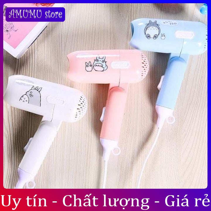 [siêu cute tiện lợi]Máy sấy tóc mini gấp gọn hình thú đáng yêu