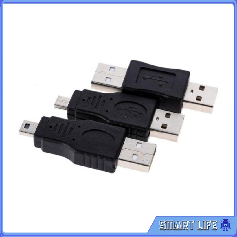 Set 12 Đầu Chuyển Đổi Otg Usb 2.0 A Male Sang Female Micro-B | BigBuy360 - bigbuy360.vn