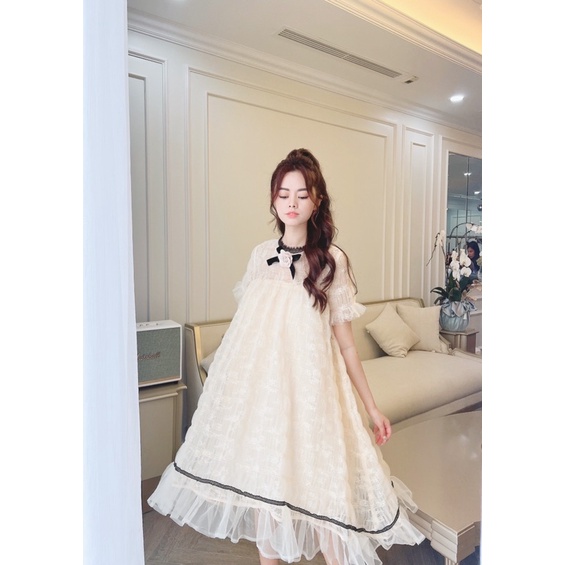 Váy suông tiểu thư Lana Dress dáng babydoll LINN Design