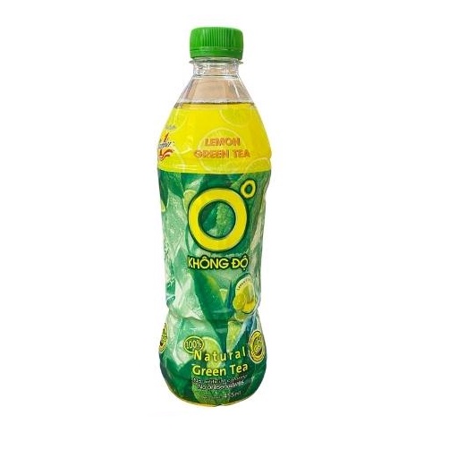 Chai trà xanh không độ chai 455ml