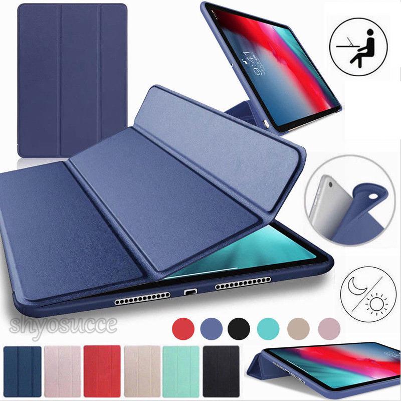 Bao da máy tình bảng dạng mềm phối màu trơn dành cho iPad Pro 11 9.7 2017 201 A1822 A1823 A1893 A2013