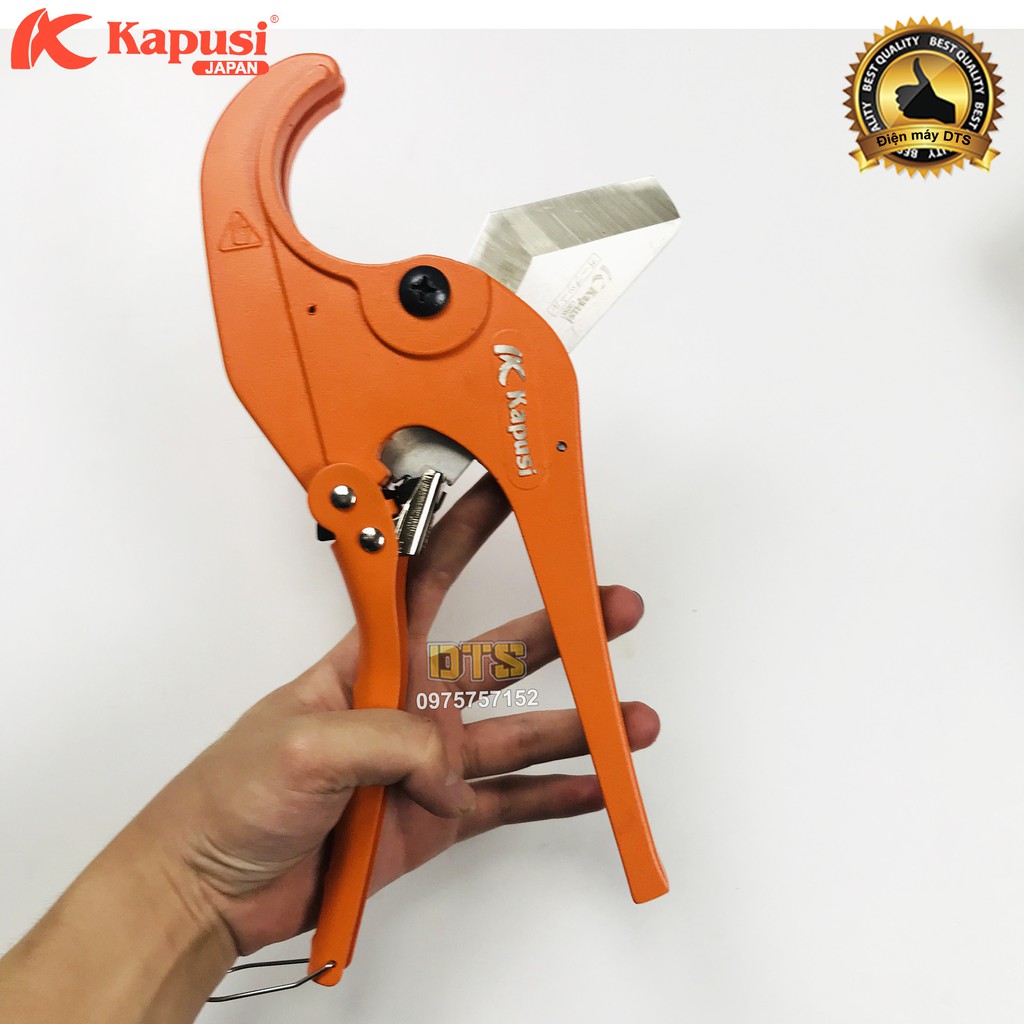 Kéo cắt ống nhựa Nhật PVC, PPR, PE, PU Kapusi JAPAN 63mm