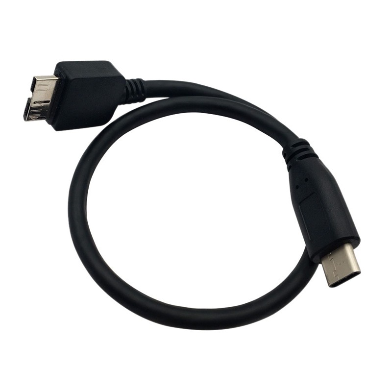 Cáp USB-C Micro-USB Type C màu đen 25cm cho WD