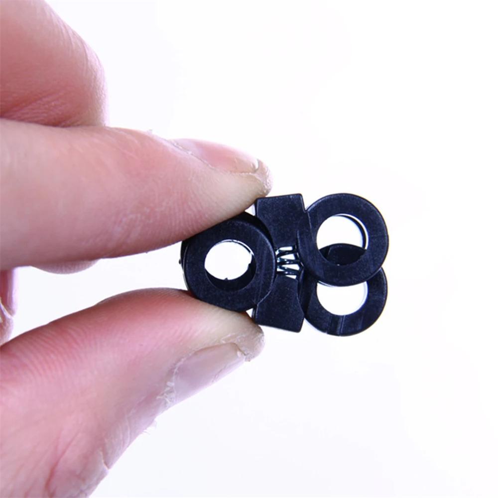 Khóa Dây Giày Nhanh Chóng Màu Đen Siêu Bền Tiện Dụng Mang Theo Cắm Trại / Leo Núi