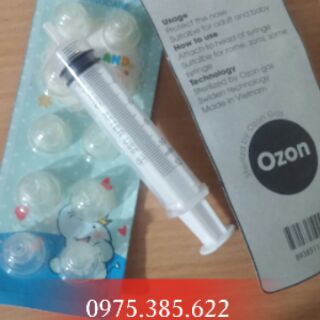 Núm Silicon lắp xilanh rửa mũi