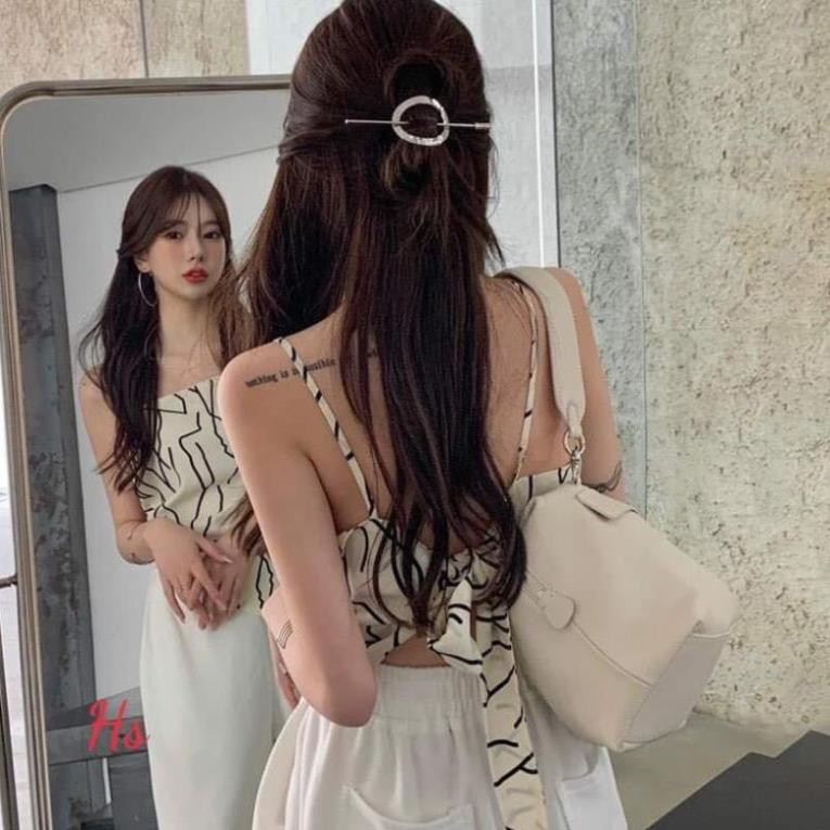 Set Đồ Nữ Gạo Boutique Bộ Áo Yếm Thổ Cẩm Quần Jogger Dài Áo Yếm 2 Dây X019 | BigBuy360 - bigbuy360.vn