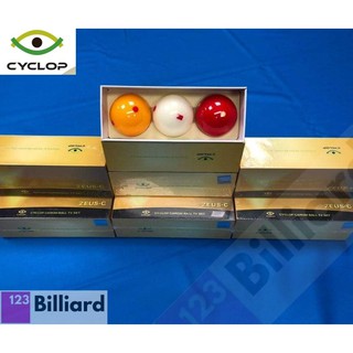 [SIÊU THỊ BIDA] Bộ bi bida CYCLOP Zeus-C 3 trái 61.5 [BI/BALL BIDA]