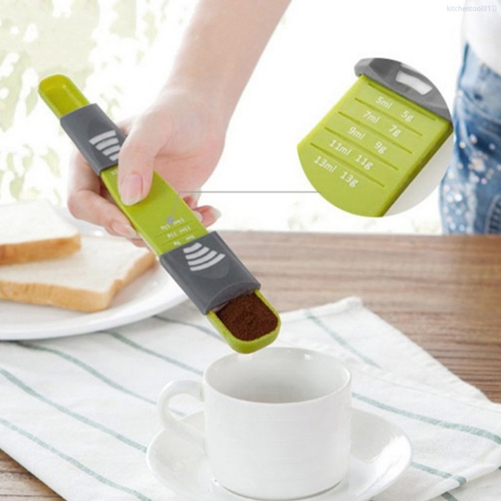 Muỗng Đo Lường Gia Vị Cà Phê Hai Đầu Có Thể Điều Chỉnh Tiện Dụng Cho Nhà Bếptool01
