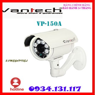 Camera AHD hồng ngoại 2.0 Megapixel VANTECH VP-150A