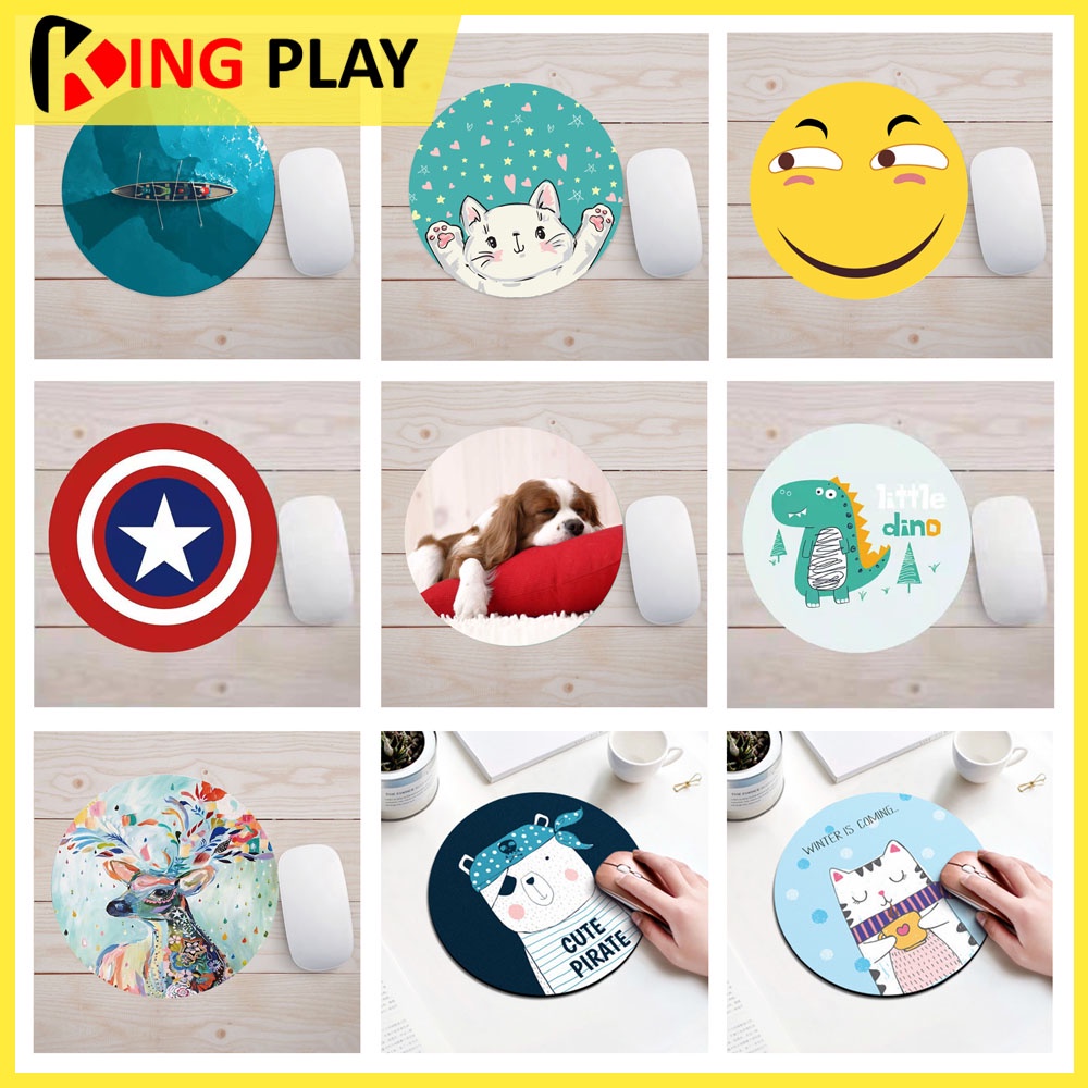 Lót chuột hình tròn chữ nhật siêu dễ thương – 50 mẫu Pad chuột cute nhiều họa tiết cho PC Laptop Văn Phòng, Chơi game
