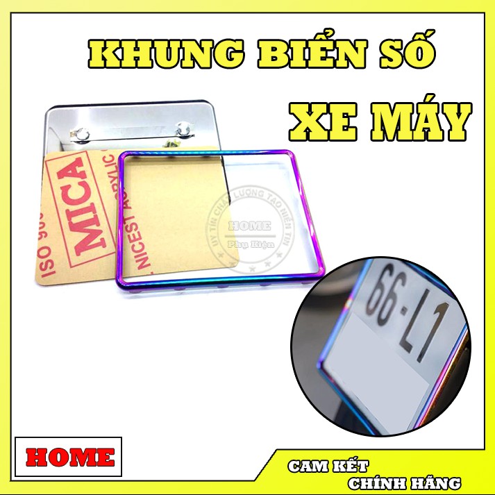 Full Bộ Ốp Viền Khung Biển Số Xe Máy Cho Tất Cả Dòng Xe