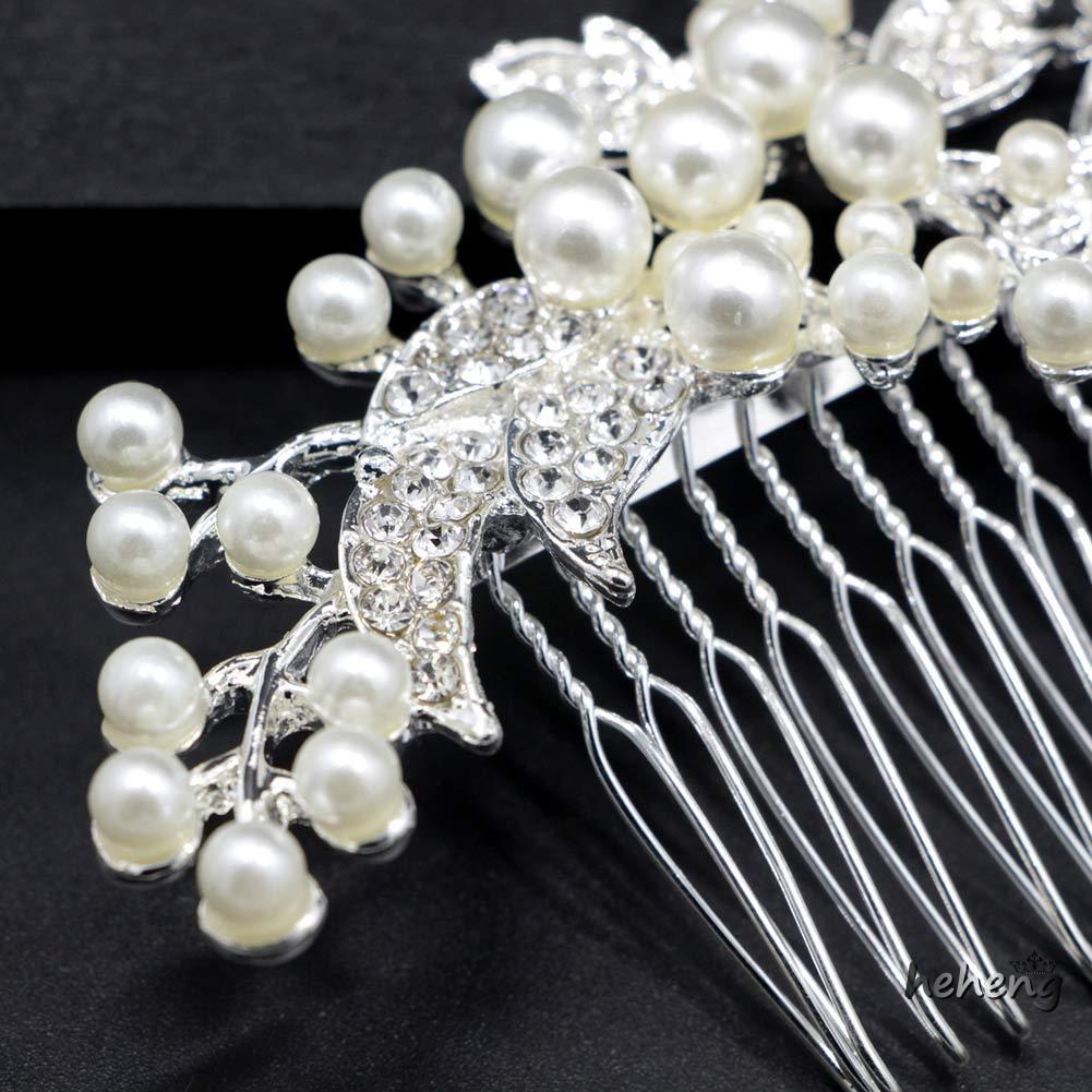 Trâm Cài Tóc Trang Trí Đính Đá Nhân Tạo Cho Nữ