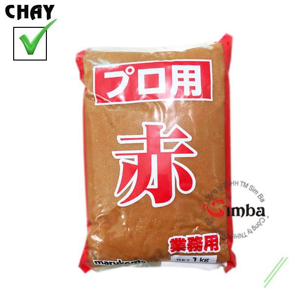 Đậu tương lên men  Nhật Bản J Yusyutsuyo Puro Aka Marukome  1kg (nâu)