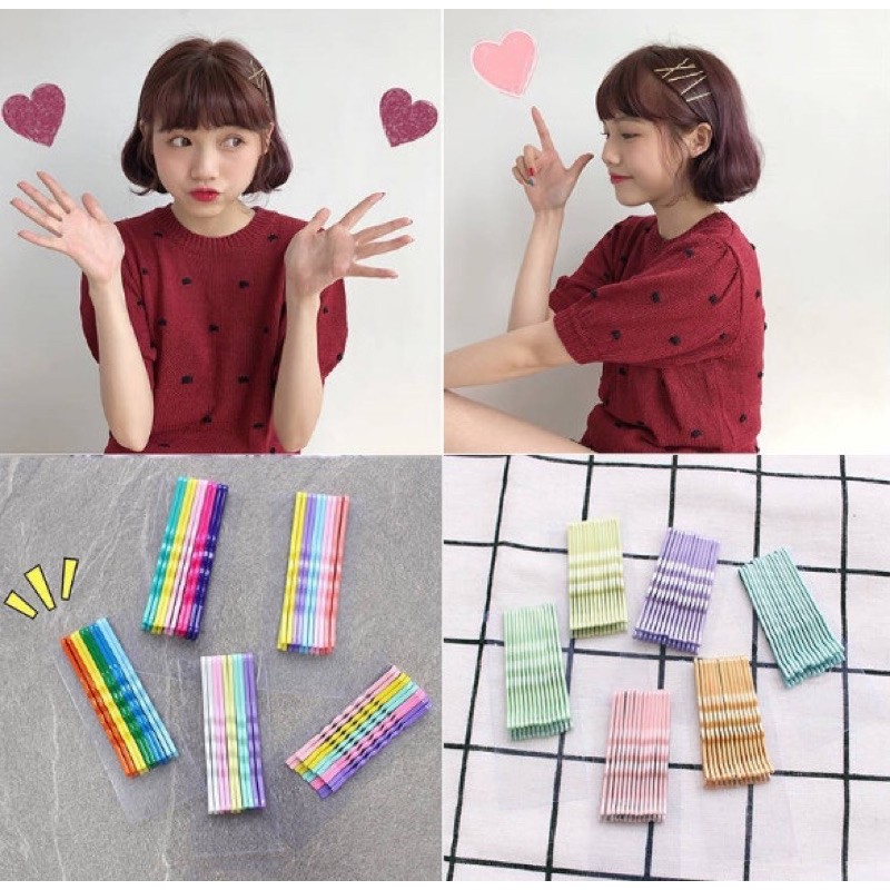 set 10 kẹp tăm nhiều màu xinh xắn