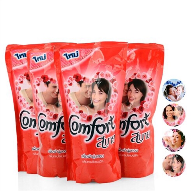 Nước xả vải Comfor Thái Lan túi 580ml các màu (hàng nhập chuẩn)