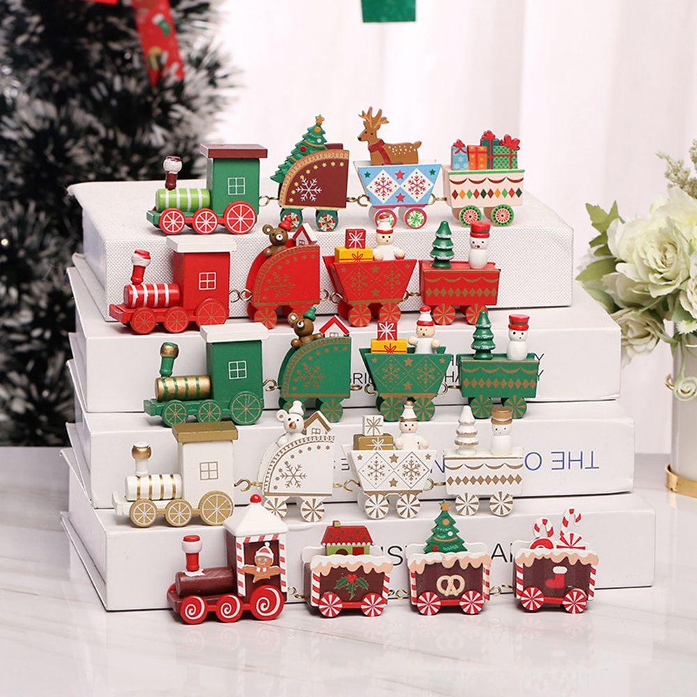 WATTLE Đồ Trang Trí Giáng Sinh Bằng Gỗ Chữ Merry Christmas