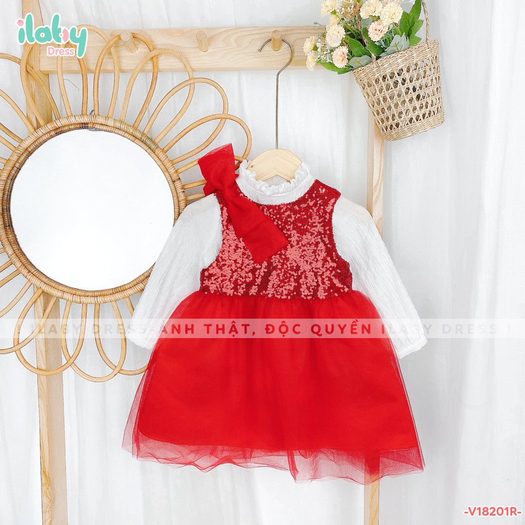 [Mã FARSBRT51 giảm 20K đơn bất kỳ] Váy cho bé gái ILABY lucky dress [V18201]