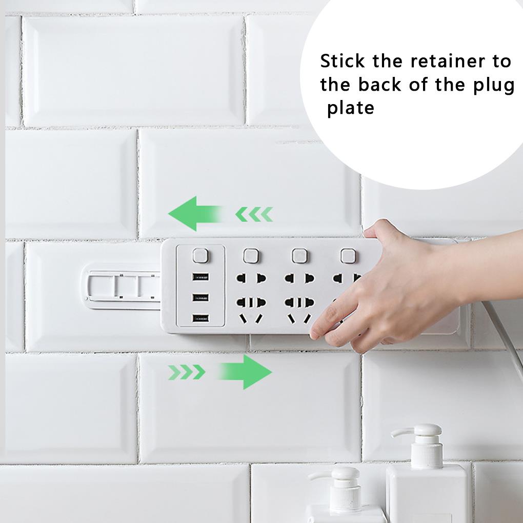 [toyman] Giá Đỡ Cố Định Ổ Cắm Điện Gắn Tường Không Cần Đục Lỗ