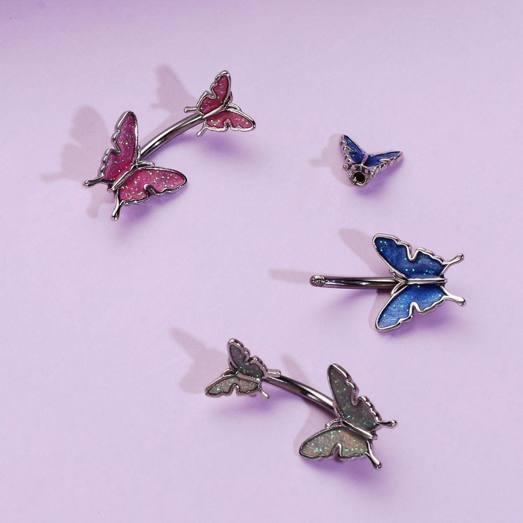 Khuyên Rốn Bằng Thép Không Gỉ 316L Màu Sắc Thời Trang