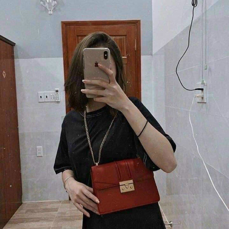 Túi Quỳnh búp bê đỏ size 23cm