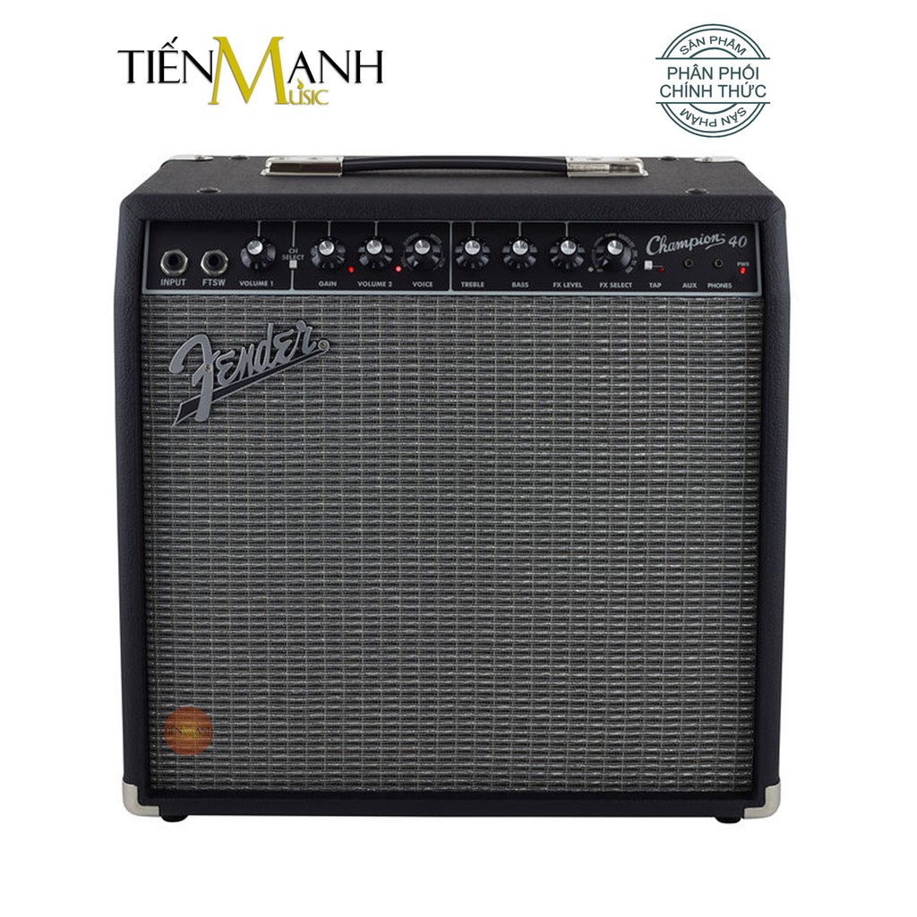 [Chính Hãng] Fender Champion 40 Amply Đàn Electric Guitar Điện - Loa Ampli 230V 40W Combo Amplifier