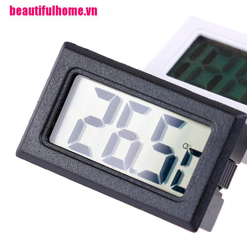 1 Máy Đo Nhiệt Độ Và Độ Ẩm Màn Hình Lcd Kỹ Thuật Số