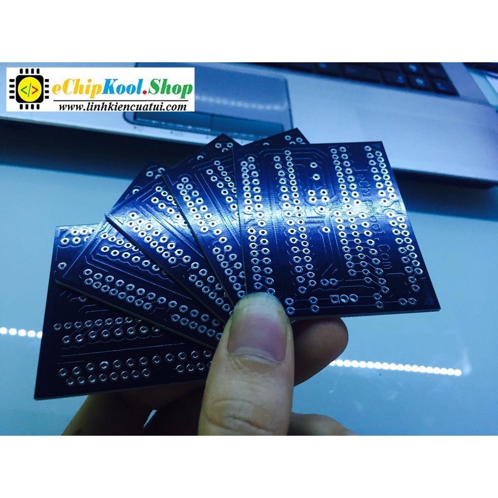 PCB mạch in đèn trái tim 32 led - Trái tim đôi