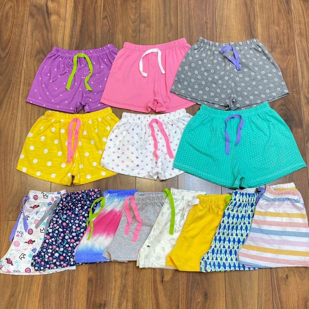Quần đùi chục bozip cotton cho bé trai bé gái