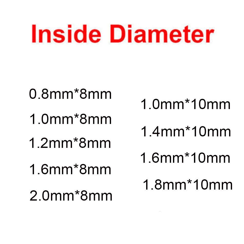 Bộ 100 Ống Đồng Nối Dây Câu Cá 8 / 10mm