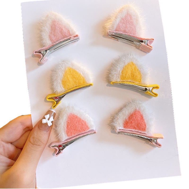 Kẹp Tóc Hình Tai Mèo Thời Trang 2022 Cho Bé Gái