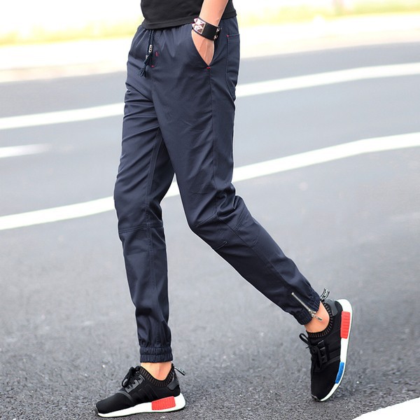 Quần jogger nam nữ kaki Tuyết dãn cao cấp phong cách năng động trẻ trung Ống Rộng Bo Chun Rút Gấu