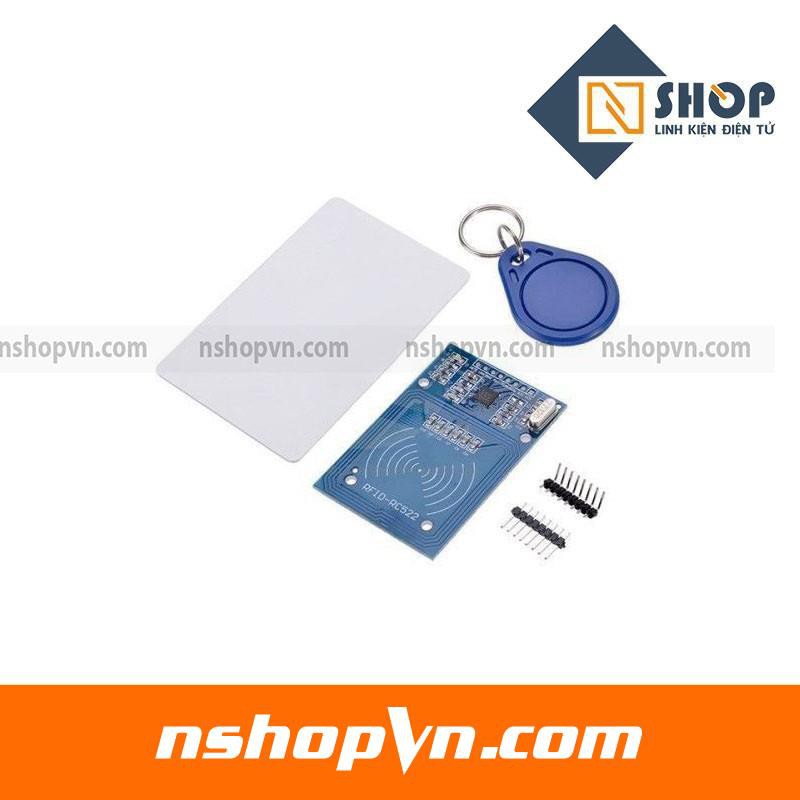 Mạch RFID RC522 NFC 13.56mhz - ứng dụng lập trình sử dụng công nghệ RFID đọc và kiểm soát thẻ từ