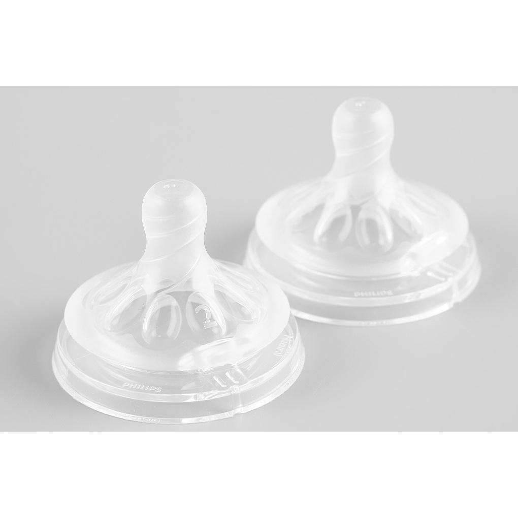 Núm ti silicone Philips Avent SCF652 - Núm vú thay bình cho trẻ từ 1 tháng tuổi