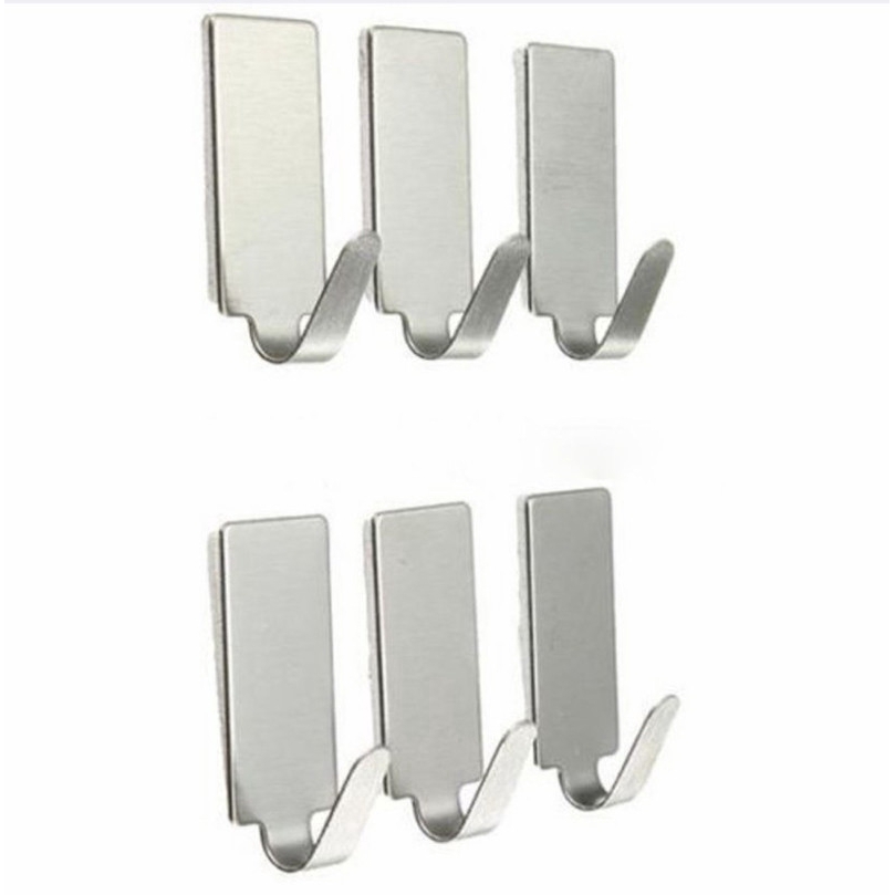 Set 1/5/10 Móc Treo Đồ Đa Năng Bằng Thép Không Gỉ