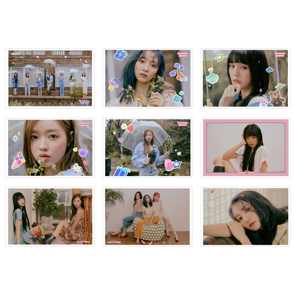 [Ép Lụa] Lomo Card 36 Ảnh OHMYGIRL - Dear OHMYGIRL