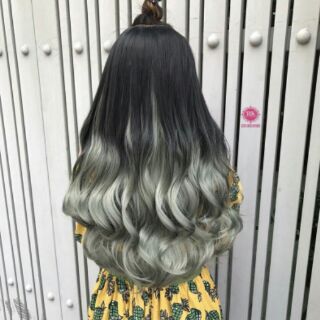 Tóc kẹp u omper 2 màu hình thật