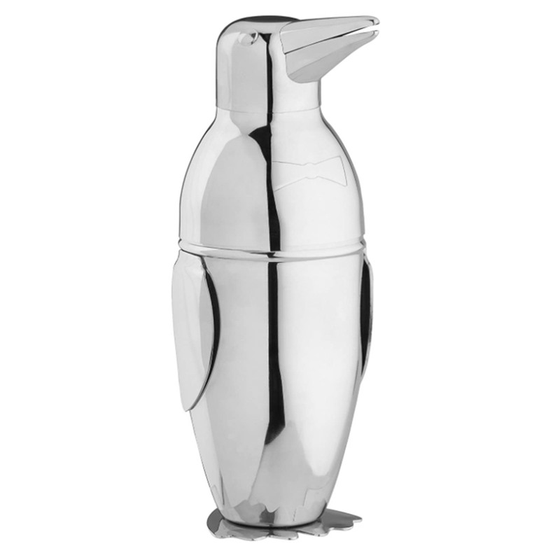 Creative Penguin Stainless Steel Bar Bartender Drink Mixer Shaker Pot