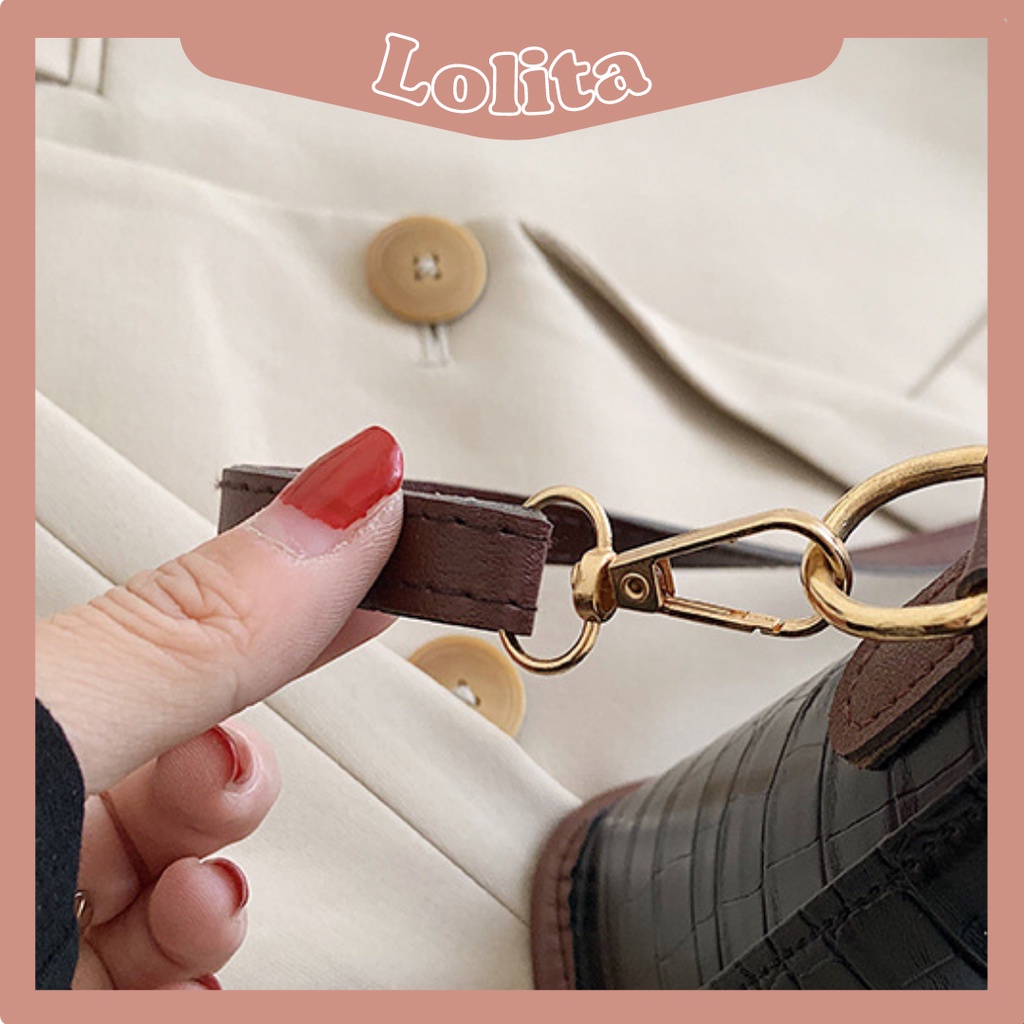 Túi Nữ Tote Đeo Vai LILAS Baggu Đeo Chéo Công Sở Da Rắn