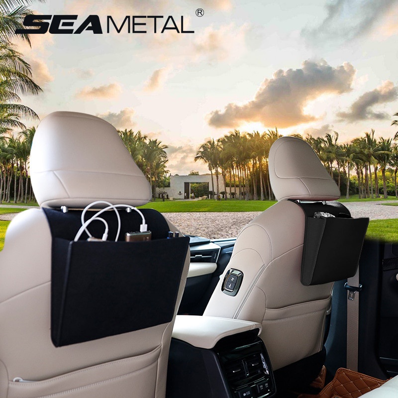Túi vải đựng đồ SEAMETAL sắp xếp gọn gàng gắn phía sau ghế ô tô