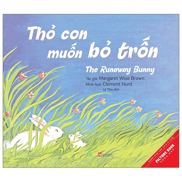 Sách - Ehon song ngữ Thỏ Con Muốn Bỏ Trốn
