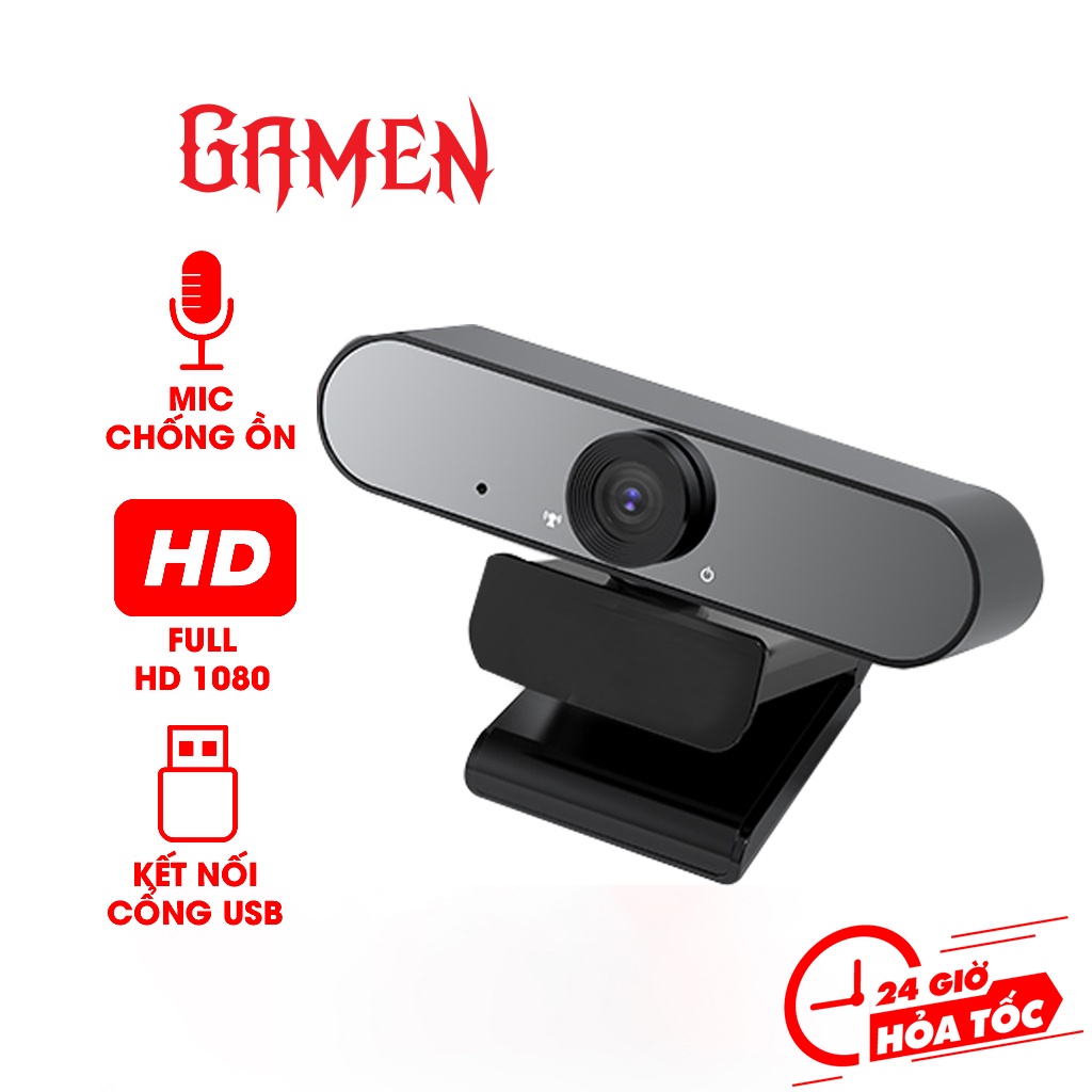 Camera webcam hd 1080p Acome AWC11 chất lượng hd tích hợp micro có mic kết nối usb cho pc máy tính laptop dạy học online