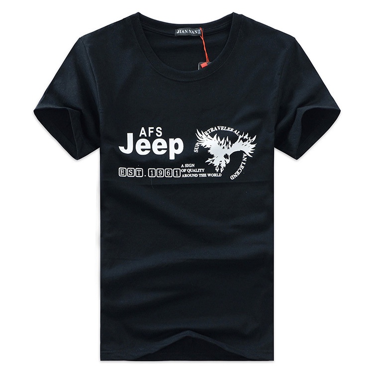 JEEP Áo Thun Tay Ngắn Dáng Rộng Plus Size 5xl 5804 Cho Nam