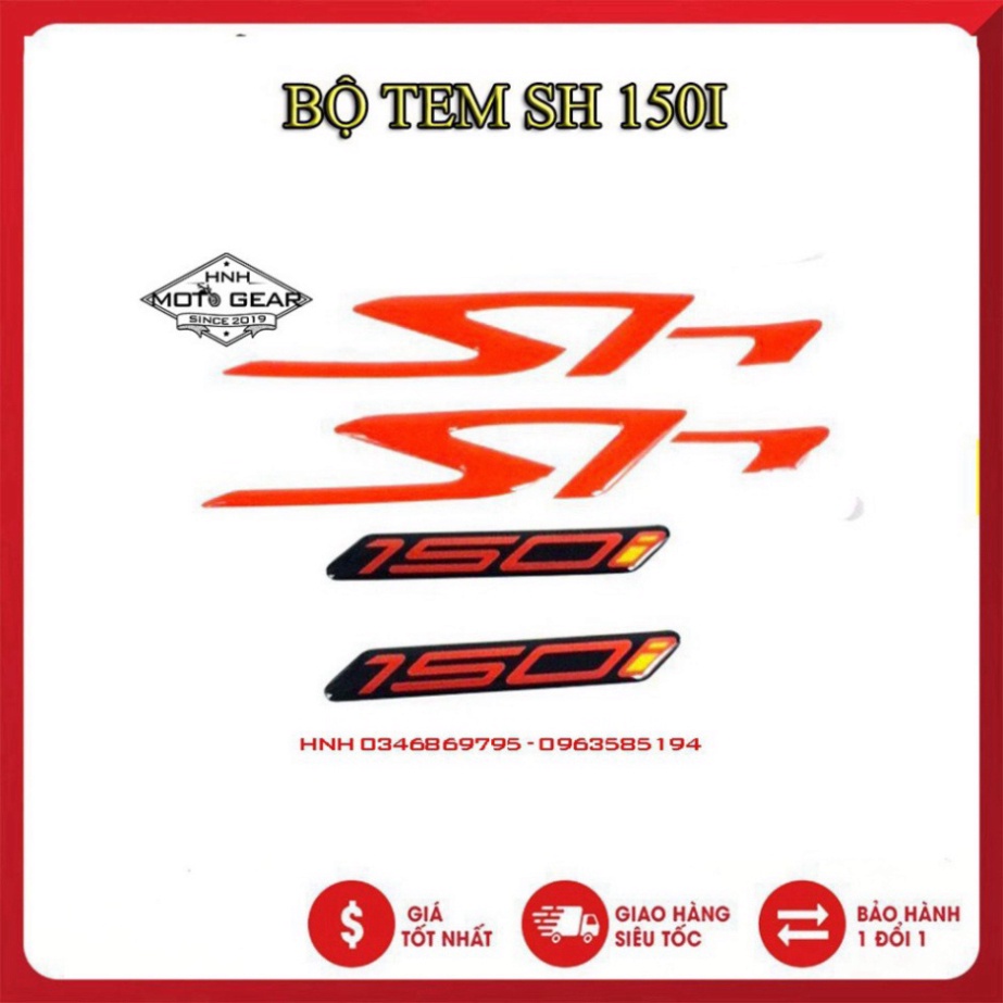 Tem Logo SH 150I Keo Dán 3M
