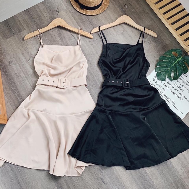 ĐẦM HAI DÂY KÈM NỊT - hình thật trải sàn | BigBuy360 - bigbuy360.vn