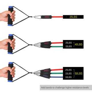 Bộ 17 dây kháng lực tập thể dục