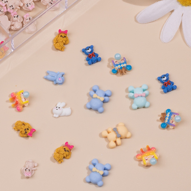 Miếng Dán Trang Trí Móng Tay 3d Hình Nơ Xinh Xắn