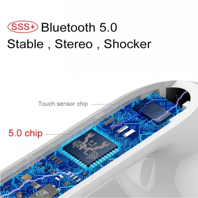 Tai nghe nhét tai Bluetooth không dây âm thanh Stereo điều khiển từ xa